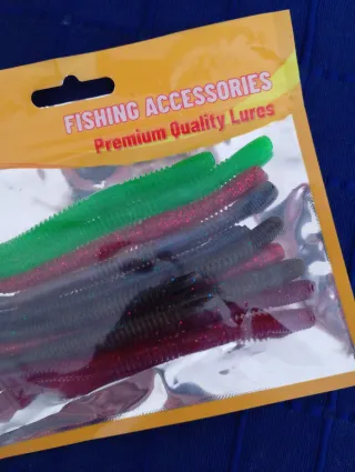 Lombrices vinilo señuelo pesca