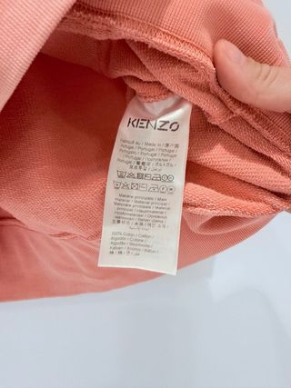Sudadera Kenzo Melocotón Unisex Talla S