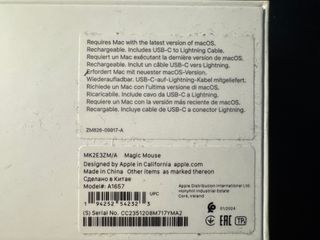 Apple ratón inalámbrico Magic Mouse