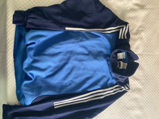 Chaqueta Adidas Azul y Blanca