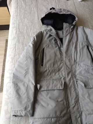Chaqueta de invierno para hombre gris