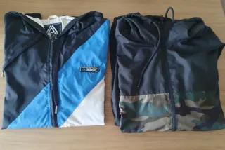 2 cazadoras finas chico talla S