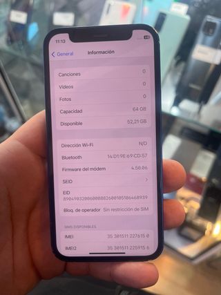 iPhone 12 mini azul
