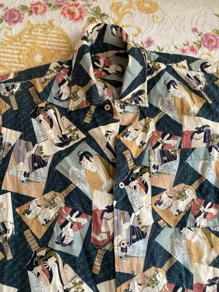 Camisa Estampada Japonesa
