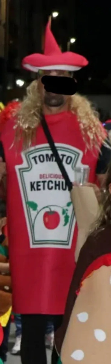 Disfraz Ketchup Talla Única