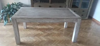 Mesa comedor extensible madera teca