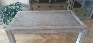 Mesa comedor extensible madera teca