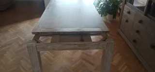 Mesa comedor extensible madera teca