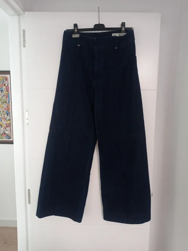 Pantalón Zara Ancho Talla 40