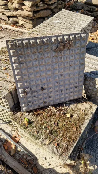 42 Baldosas Punta Diamante Gris 30x30