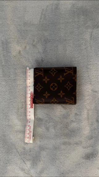 Cartera Louis Vuitton Marrón con Grabado Clásico