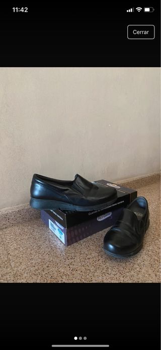 Zapatos Camarera Mujer Negros (38)