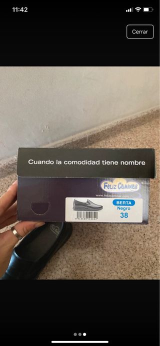 Zapatos Camarera Mujer Negros (38)