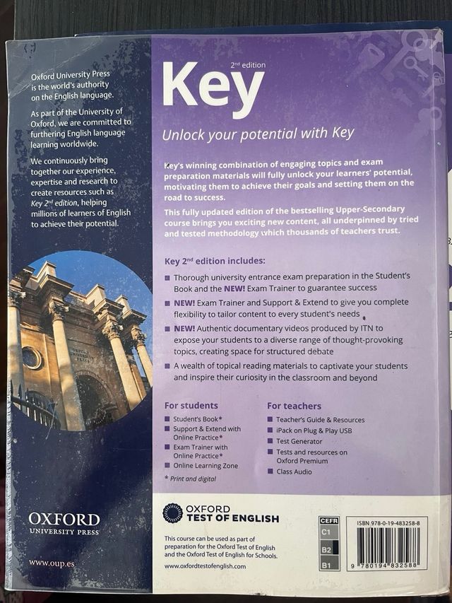 Key to Bachillerato 2. Student's Book. 2 Edition