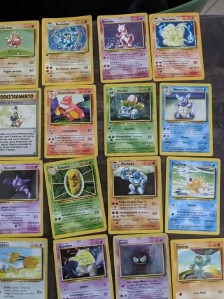 Lotto carte Pokemon Set Base