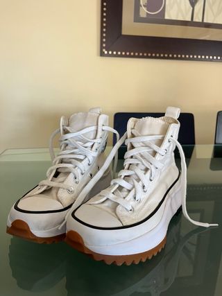Converse Plataforma Blancas Talla 37