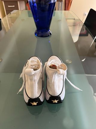 Converse Plataforma Blancas Talla 37
