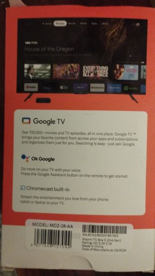 Xiaomi TV Box S 2ª Gen Google TV