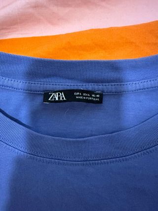 Camiseta Zara Azul