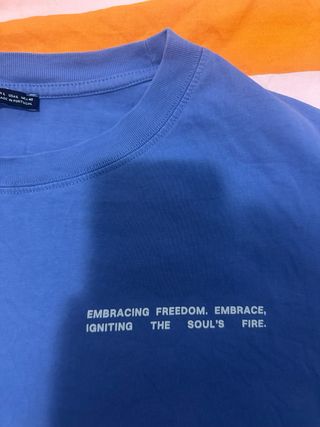 Camiseta Zara Azul