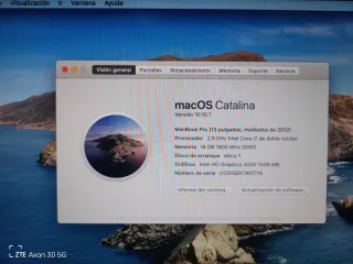MacBook Pro 2012 Catalina