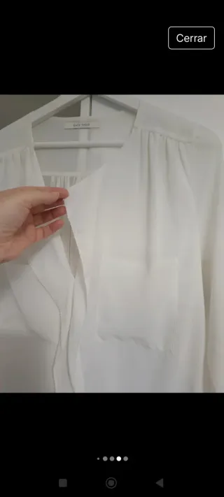 Blusa blanca Easy Wear