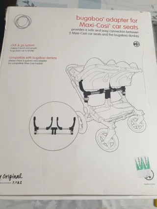 Adaptadores Bugaboo Donkey Maxi-Cosi gemelar