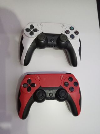 Mando PS3/PS4 Blanco, Rosa y Negro