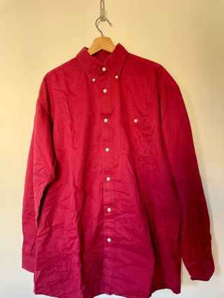Camisa Wrangler Talla L Burdeos