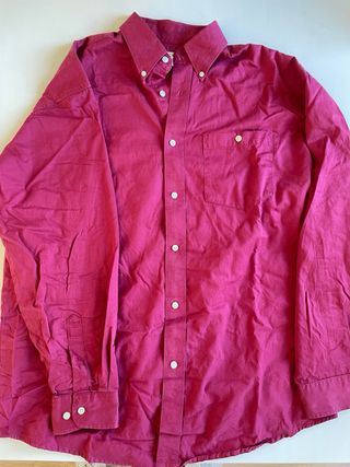 Camisa Wrangler Talla L Burdeos