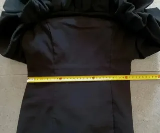 Vestido mini Stradivarius negro mujer