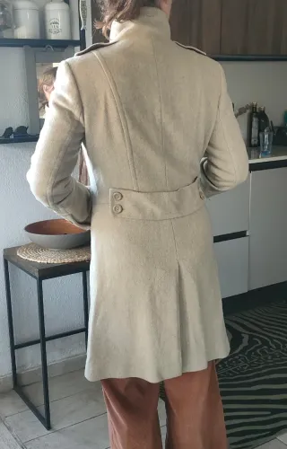 Cappotto donna 100% cashmere beige