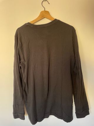 Camiseta Adidas Manga Larga Negra y Dorada