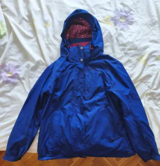 Cazadora Quechua azul con gorro Talla XL