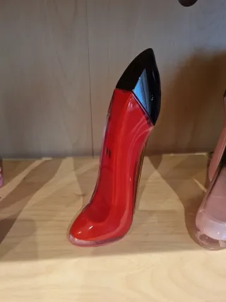 Envase vacío Perfume Zapato Carolina Herrera Rojo