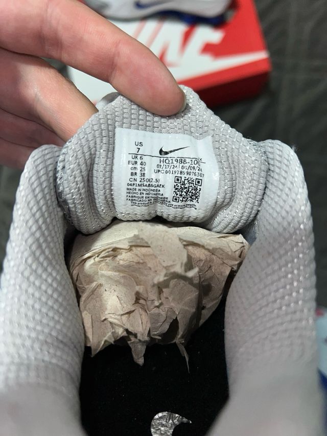 Nike Shox R4 Unisex Blancas y Azul