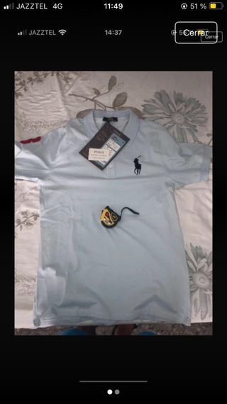 5 polos de hombre