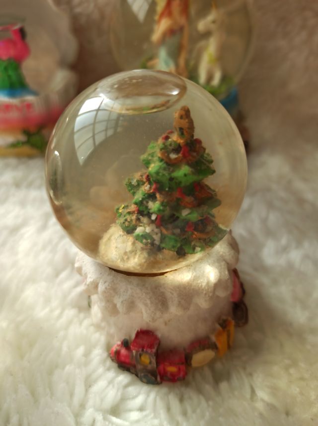 Bolas de nieve decorativas