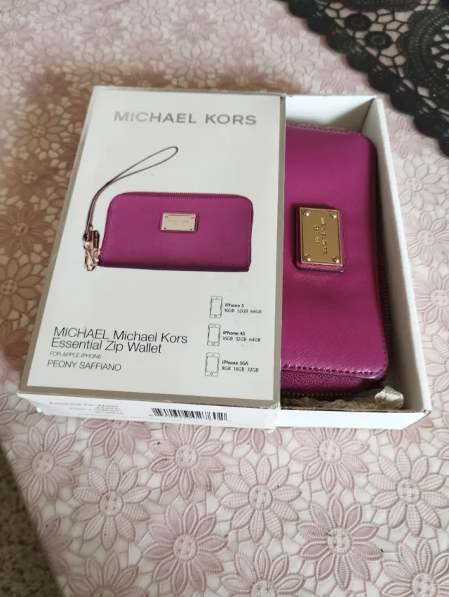 Michael Kors Portafoglio Porta Cellulare Rosa