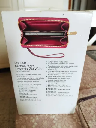 Michael Kors Portafoglio Porta Cellulare Rosa