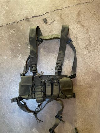 Chaleco táctico militar verde