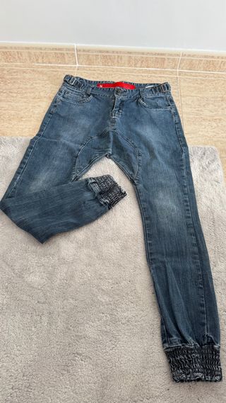 Pantalón cagado azul