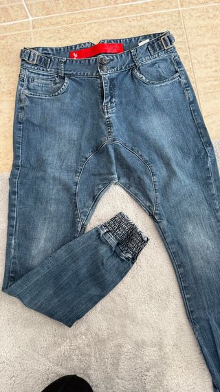 Pantalón cagado azul