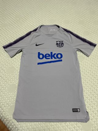 Camiseta FC Barcelona 2018-19 Nike Gris