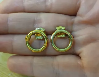 Pendientes Tous plata y oro