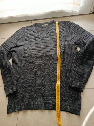 Maglia uomo BEL MODE manica lunga grigia M