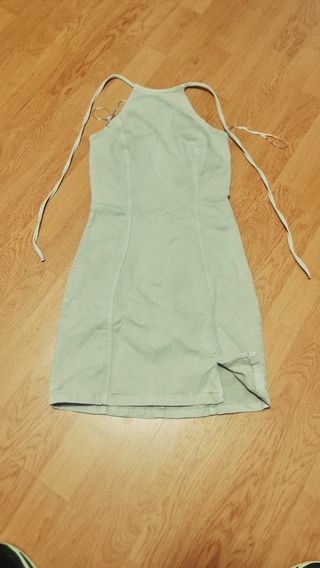 Vestido verde mujer talla S