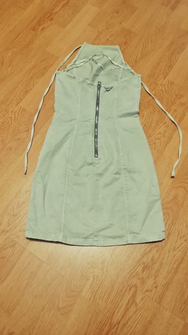 Vestido verde mujer talla S