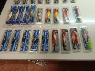 Lote 26 señuelos pesca calamar
