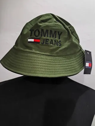 Sombrero Panamá Tommy Jeans Verde Reversible